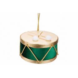 Hanger Drum Gold Groen 20x20xh13cm Foam  