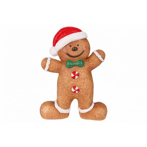 Figuur Cookie  Bruin 17x7xh22cm Aardewer K 