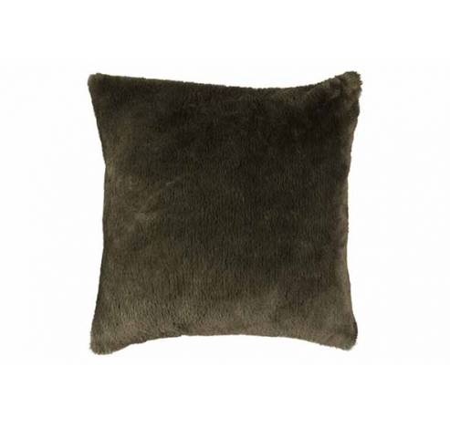 Coussin Plush Vert Fonce 45x10xh45cm Tex Tile  Cosy @ Home