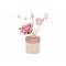 Geurdiffuser Pine Needle Rosemarry Roze 100ml 12x9xh27cm Glas 