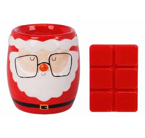Wax Melt Giftset Santa Berry Rouge 8x8xh 9cm Ceramique  Cosy @ Home