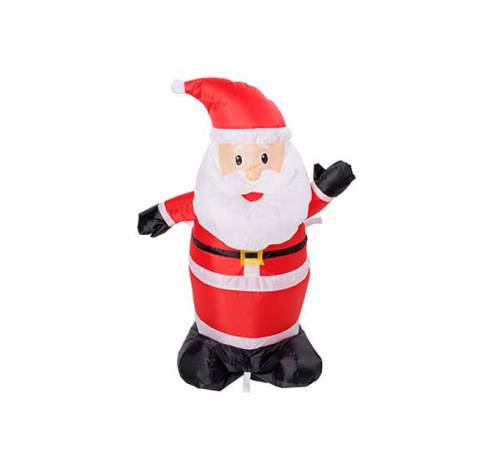 Pere Noel Inflatable Led Lights Rouge Bl Ancxh120cm Polyester  Cosy @ Home