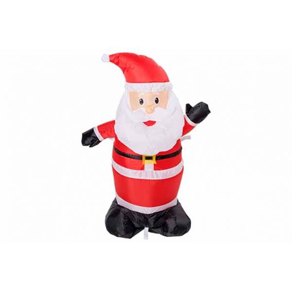 Cosy @ Home Kerstman Inflatable Led Lights Rood Witx H120cm Polyester
