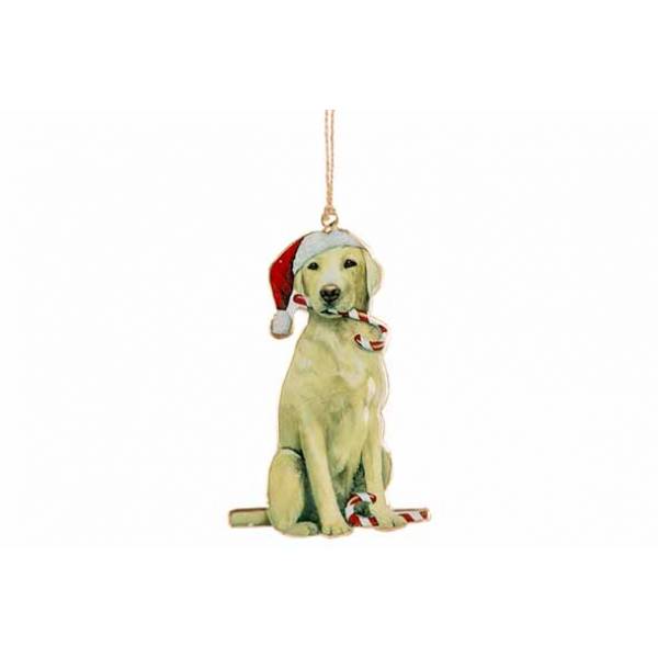 Hanger Vintage Dog Bruin 10x,5xh16cm Ijz Er 