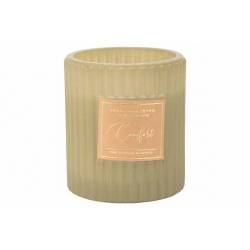 Cosy @ Home Bougie Parfum Relax And Unwind Vert Oliv E 8x8xh9cm Verre 
