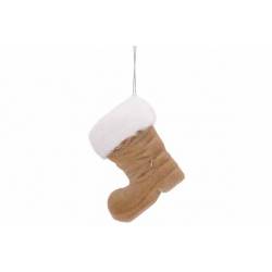 Cosy @ Home Suspension Boot Flocked Brun 8x4xh8cm Pl Astic 