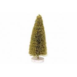 Kerstboom Groen 10x10xh25cm Hout  