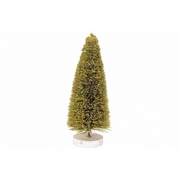 Kerstboom Groen 10x10xh25cm Hout  