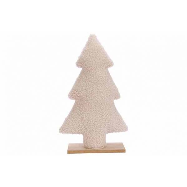 Kerstboom Plush Beige 20x5xh33cm Foam  
