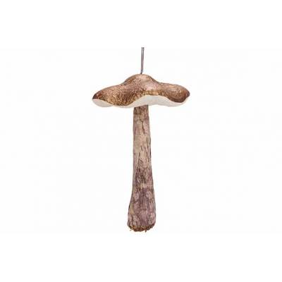 Hanger Mushroom Goud 15x15xh21cm Papier  