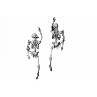 Decosticker Climbing Skeleton 2pcs Natuu R 50xh160cm Polyester  Cosy @ Home