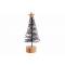 Kerstboom Loop Wood Base Zwart 8x8xh21cm  Metaal 