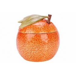 Cosy @ Home Potje Orange Oranje 10x10xh10cm Keramiek  