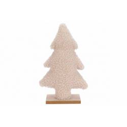 Kerstboom Plush Beige 14x5xh23cm Andere Foam 
