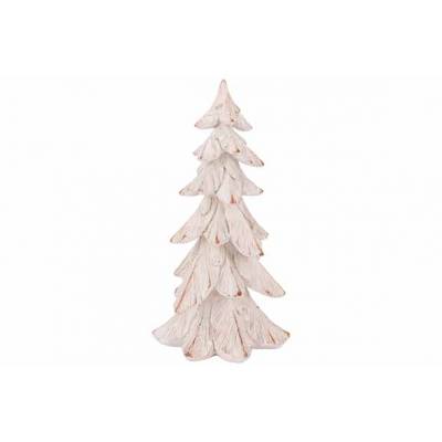 Kerstboom Brush Wit 18x16xh35cm Polyresi N  Cosy @ Home