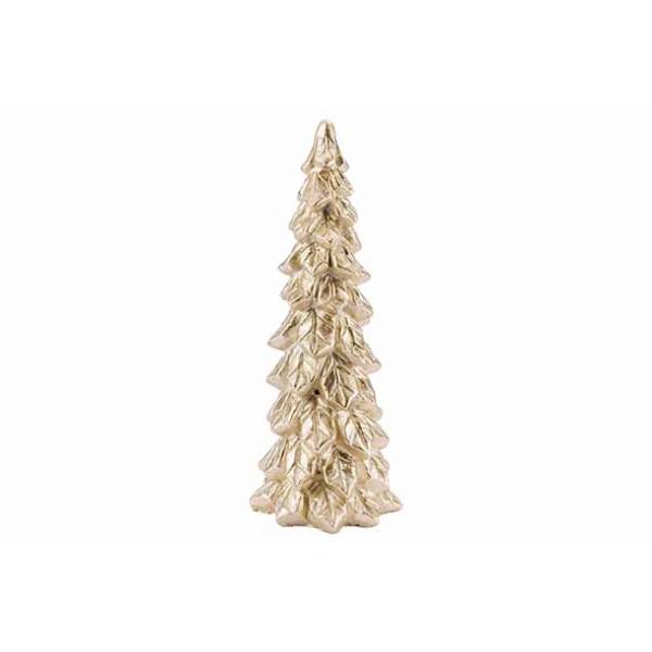 Kerstboom Goud 12x12xh30cm Polyresin  