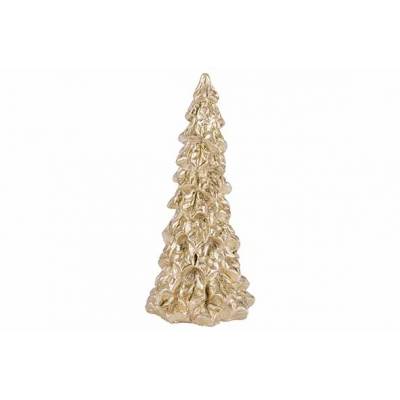 Kerstboom Goud 12x11xh23cm Polyresin   Cosy @ Home