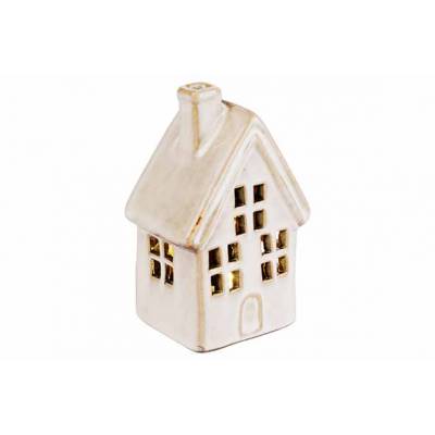 Maison Brun 8x6xh12cm Porcelaine   Cosy @ Home