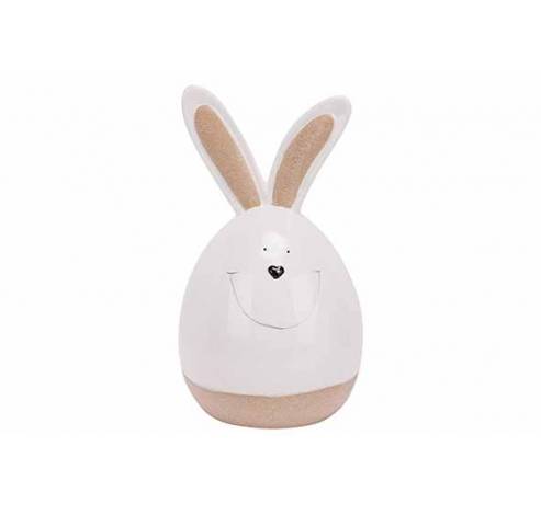 Lapin Bunny Blanc 10,3x10xh18cm Autre Po Rcelaine  Cosy @ Home