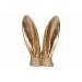Ornament Rabbit Ears Goud 13,5x5xh17,5cm  Langwerpig Dolomiet 