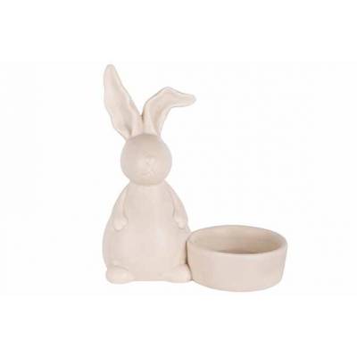 Coquetier Rabbit Beige 10,5x5,5xh11,5cm Autre Dolomite  Cosy @ Home