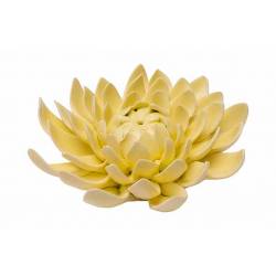 Bloem Flower Geel 6,5x6,5xh3,5cm Porsele In 