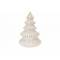 Kerstboom Glazed Tc Foot Beige 12,7x12,7 Xh18cm Rond Keramiek 