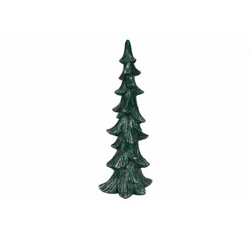 Kerstboom Elegant Donkergroen 18x13xh45, 5cm Langwerpig Polyresin  Cosy @ Home