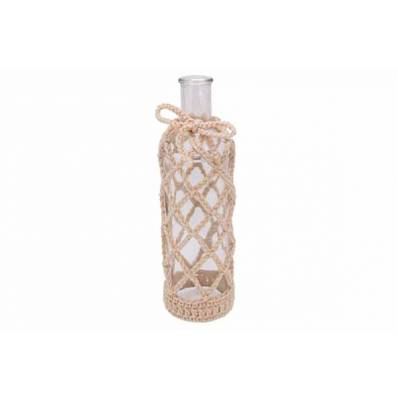 Bouteille Rope Transparent D6,5xh24cm Ve Rre 