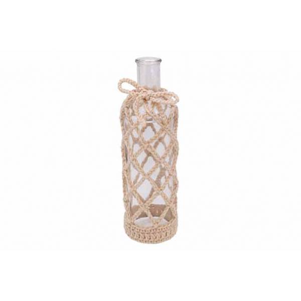 Cosy @ Home Fles Rope Transparant D6,5xh24cm Glas 