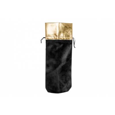 Sac Bouteille Gold Noir 14x14xh35cm Textile 