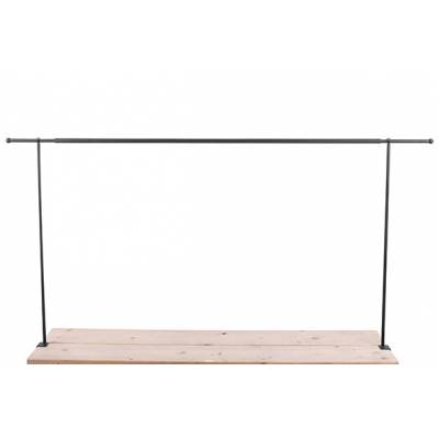 Staander Table Adjustable 140x90cm -  Zw Art 250x5xh97cm Metaal  Cosy @ Home