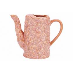 Cosy @ Home Arrosoir Flowers Vieux Rose 20x10xh17cm Rond Porcelaine 