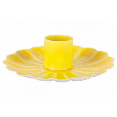 Chandelier Flower Jaune 10x10xh3cm Rond Metal  Cosy @ Home