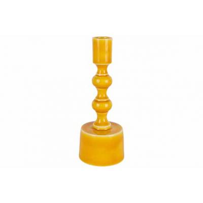 Chandelier Glossy Jaune 6x6xh17cm Allong E Metal  Cosy @ Home