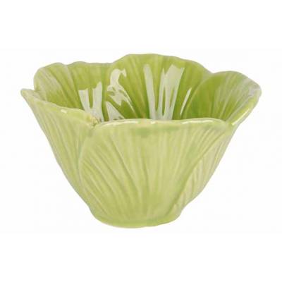 Schaaltje Lettuce Groen 10x10xh6cm Rond Porselein  Cosy @ Home