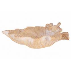 Cosy @ Home Mangeoire Pr Oiseaux Bird Brun 39x34xh13 Cm Ceramique 