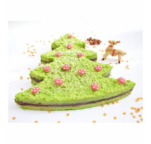 XXL roestvrijstalen koekjesvorm voor kerstboompjes  ScrapCooking