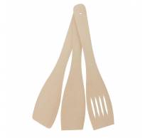 Set 3 spatules bois waxé 