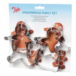 Tala Gingerbread family cutters set of 4 