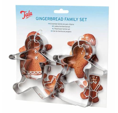 Gingerbread family cutters set of 4  Tala