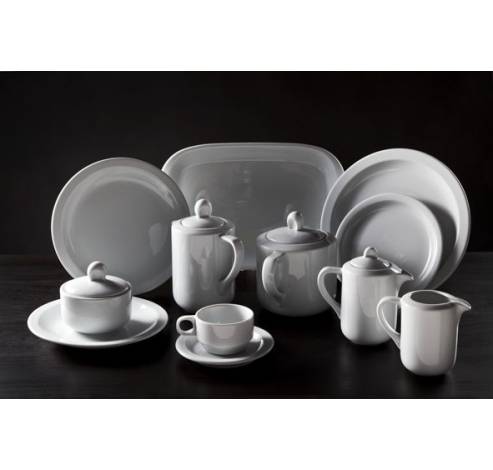 Nordika Blanc Assiette Creuse D22cm Set6   Costaverde