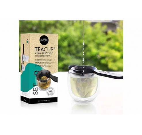 Teacup Porte-filtre + Onecup Filters 60pcs - Biodégradable  Finum
