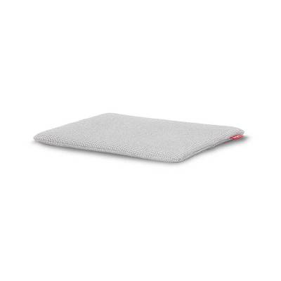 Concrete pillow crosshatch grey 
