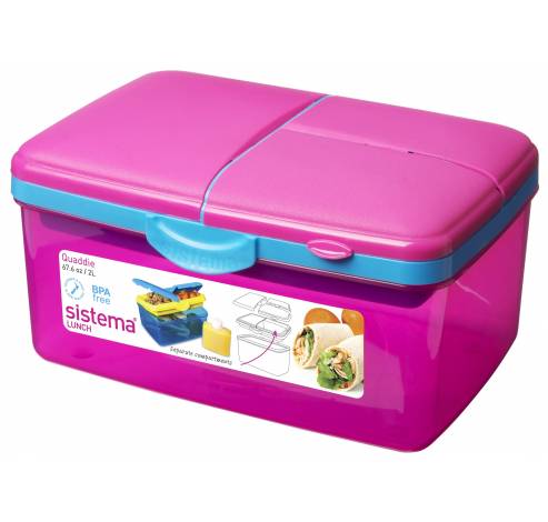  Trends Lunch lunchbox met drinkfles Quaddie 2L   Sistema