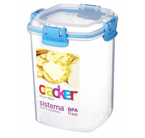 Accents koekjesdoos Cracker 900ml   Sistema