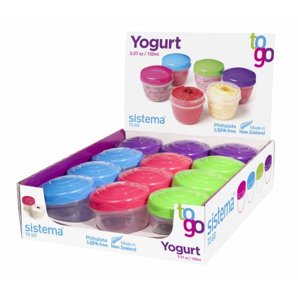 Sistema To Go yoghurtpotje 150ml (12 ass.) 