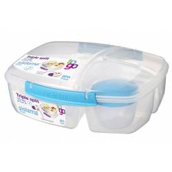 Sistema To Go lunchbox met 3 compartimenten & yoghurtpotje 2L