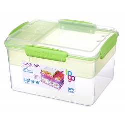 Sistema To Go lunchbox met 4 compartimenten Lunch Tub 2.3L