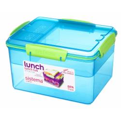 Sistema Trends Lunch lunchbox met 4 compartimenten Lunch Tub 2.3L